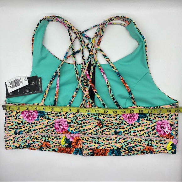 Torrid Women’s Plus Size Jungle Floral Zip Front Sports Bra Size 1X 3X 4X 5X - Picture 12 of 14